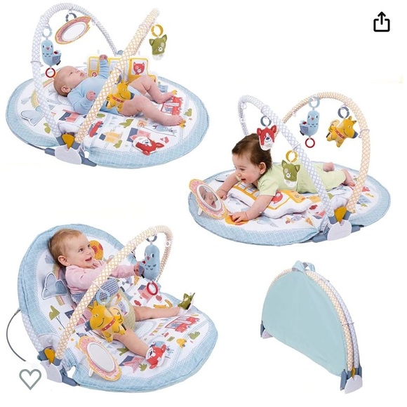 Yookidoo 3-in-1 Urban Baby Gym Lay to Sit-Up Play Mat - Picture 14 of 15